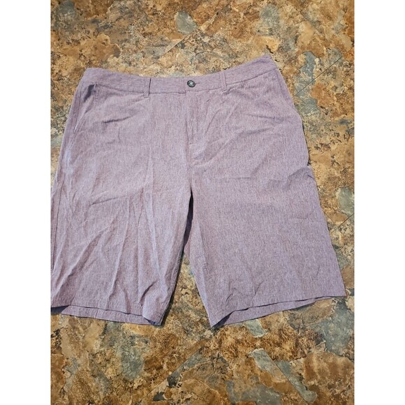 Bke‎ shorts mens size 36x 23 red purple hybrid athletic fit shorts - Picture 8 of 8